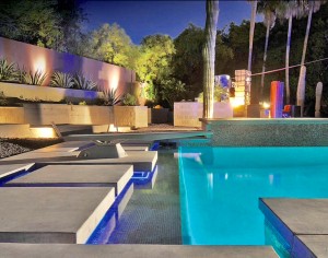 Harkaway bluestone sawn and lightly honed drop face pool coping
