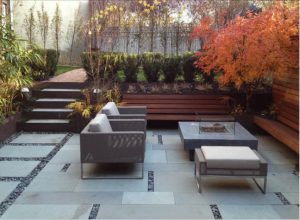 harkaway bluestone sawn and lightly honed pavers alfresco area