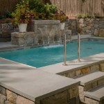sawn and lightly honed Bluestone Pool Edge Coping Tiles
