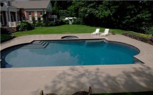 harkaway bluestone sawn and lightly honed pool pavers and coping tiles