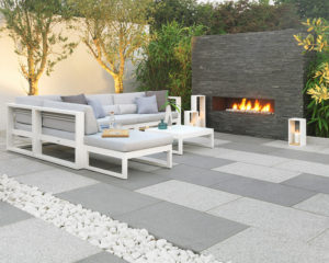 raven grey exfoliated flamed granite pavers dove white exfoliated flamed granite pavers