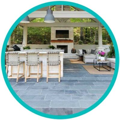 Melbourne cheap bluestone tiles pavers grey tiling