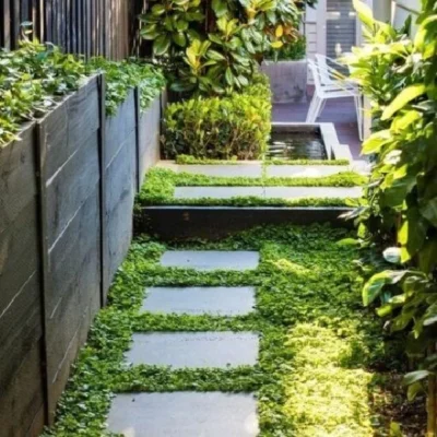 bluestone garden stepping stones